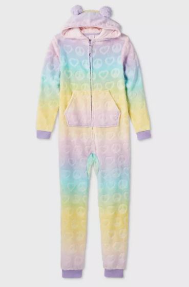 target kids one-piece pajamas