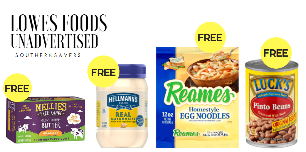 lowes foods unadvertised