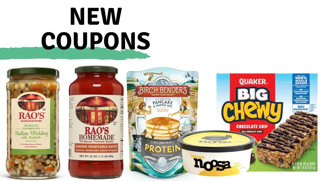 New Food Coupons Quaker, Rao's, Hidden Valley & More Southern Savers