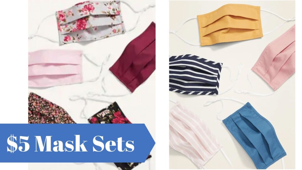 Old Navy Face Masks 5 for 5 Southern Savers