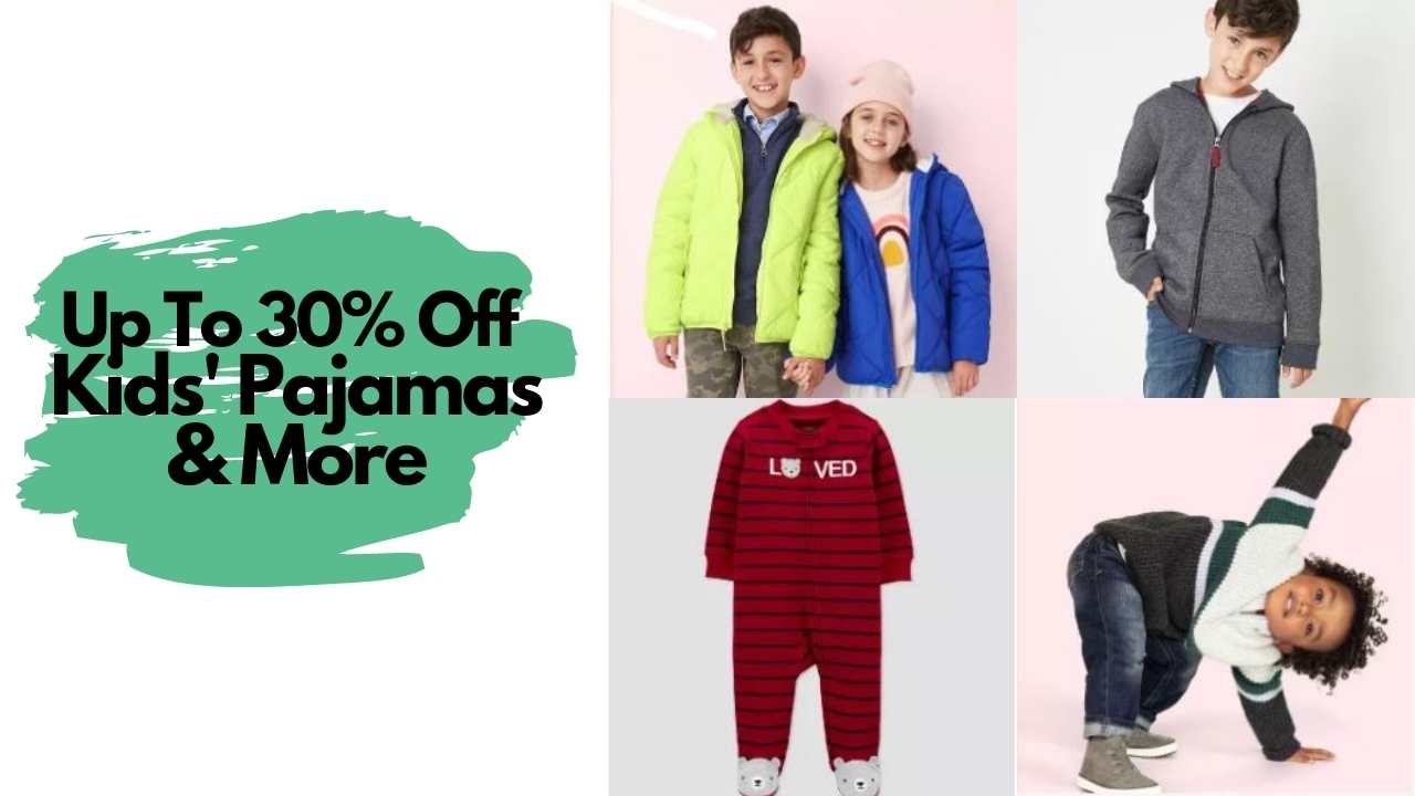 target up to 30 off children garments