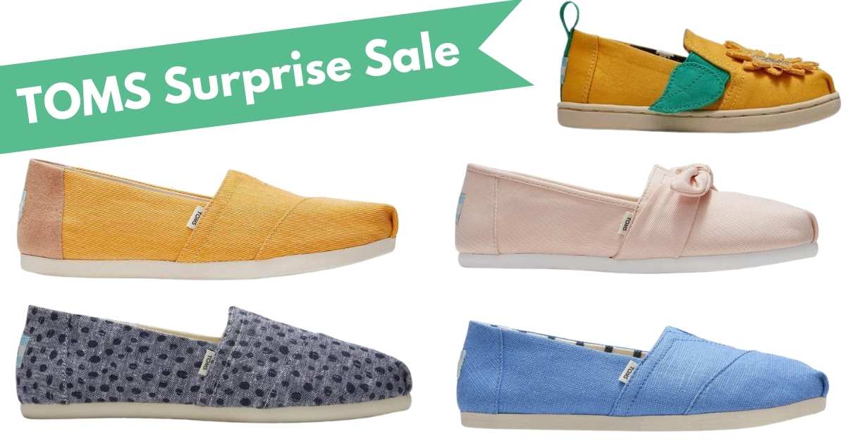 toms surprise sale