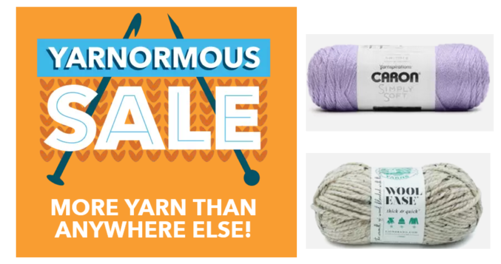 JoAnn Yarnormous Yarn Sale Starting at $1.49 :: Southern Savers