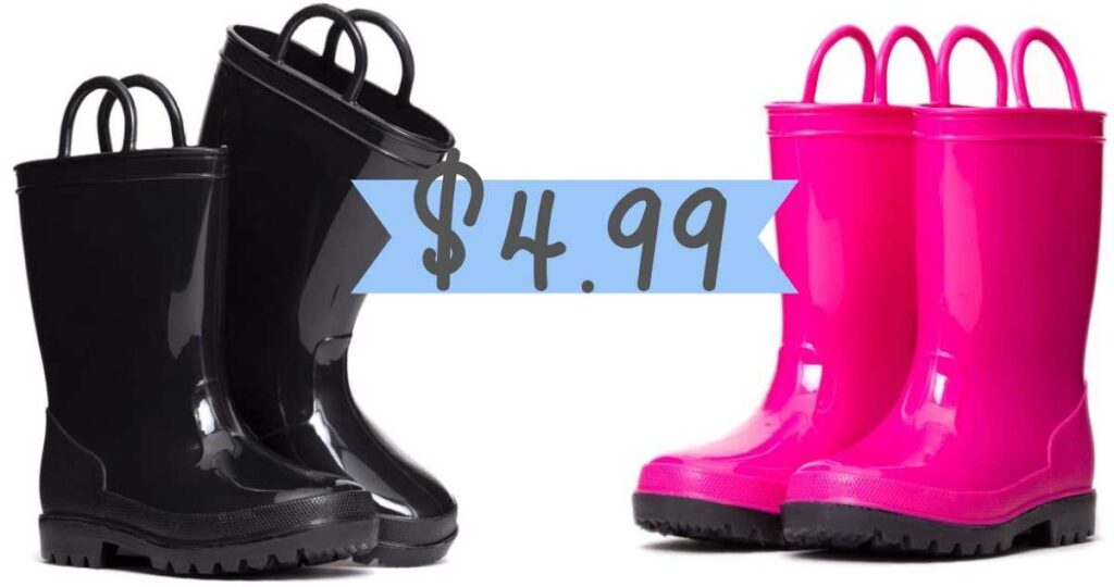 Zulily Sale Boys & Girls Rain Boots for 4.99 (Reg. 20) Southern