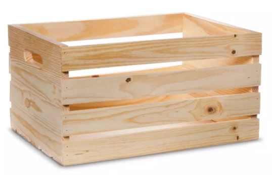 wooden crate
