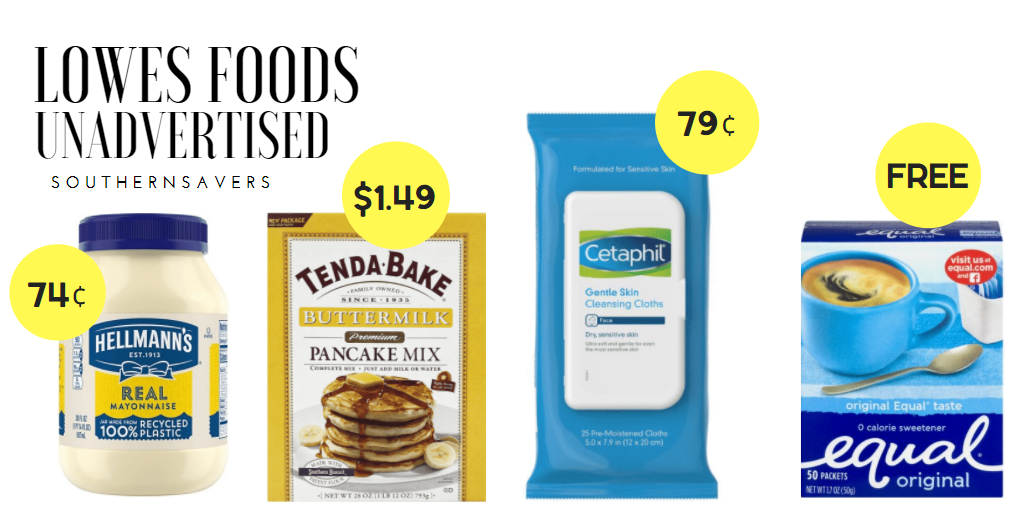 lowes foods unadvertised