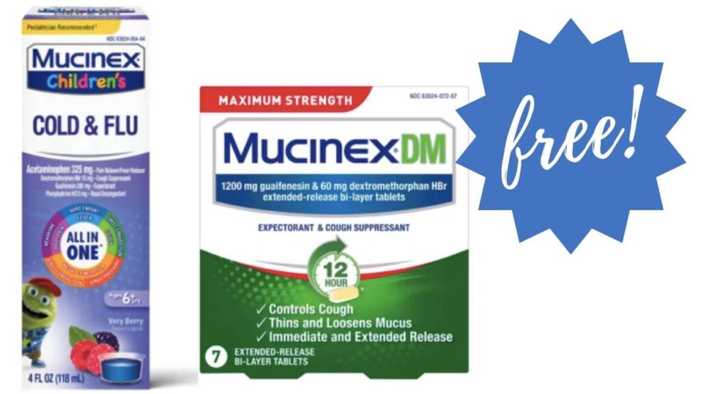 Mucinex Printable FREE Cold Medicine for Adults & Children at Target