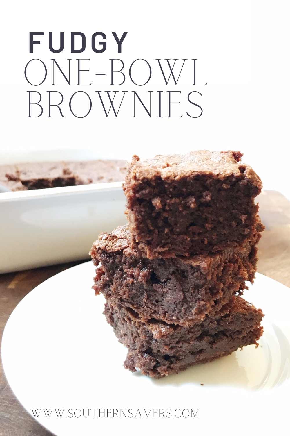 one-bowl brownies pinterest