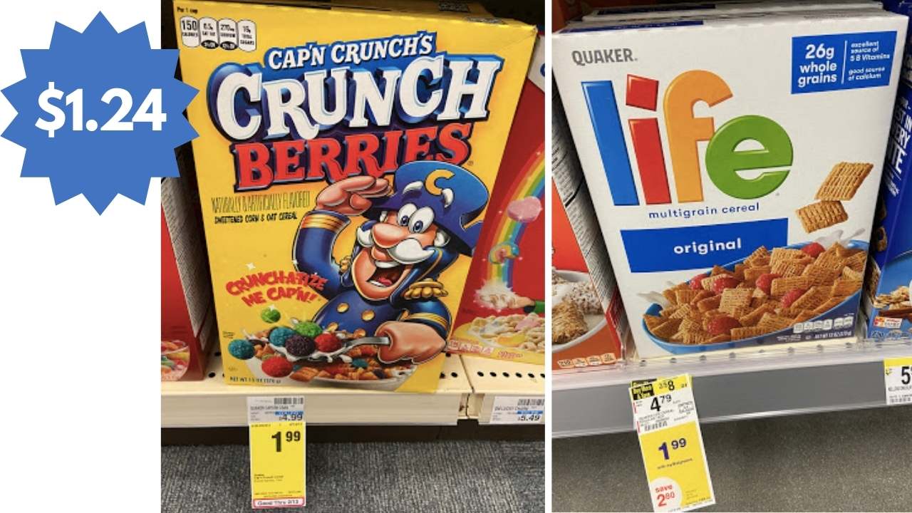 Quaker Cereals for $1.24 at CVS &amp; Walgreens This Week! :: Southern Savers