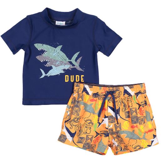 toddler boy rashguard set