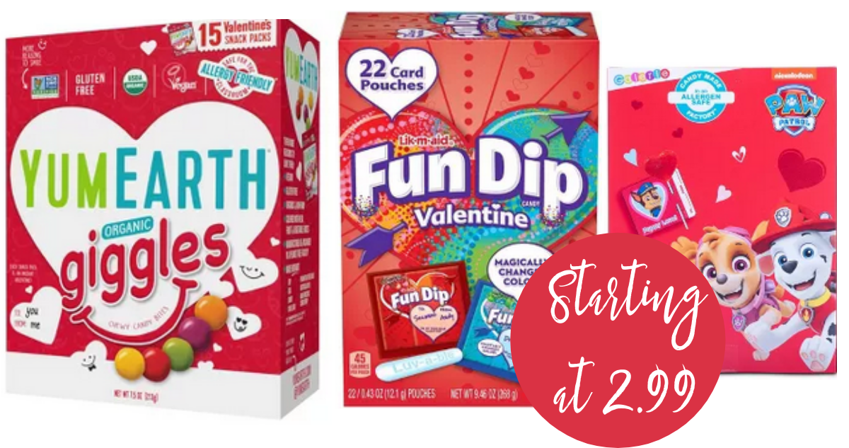 Valentine’s Day Candy Exchange Kits for 2.99 Southern Savers