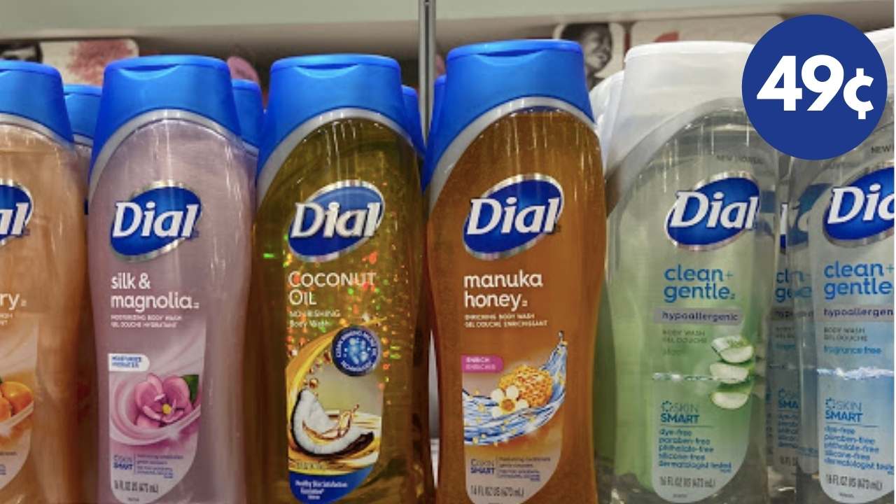 Dial Body Wash Stacking Offers Southern Savers