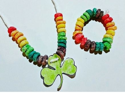 froot loop rainbow necklaces