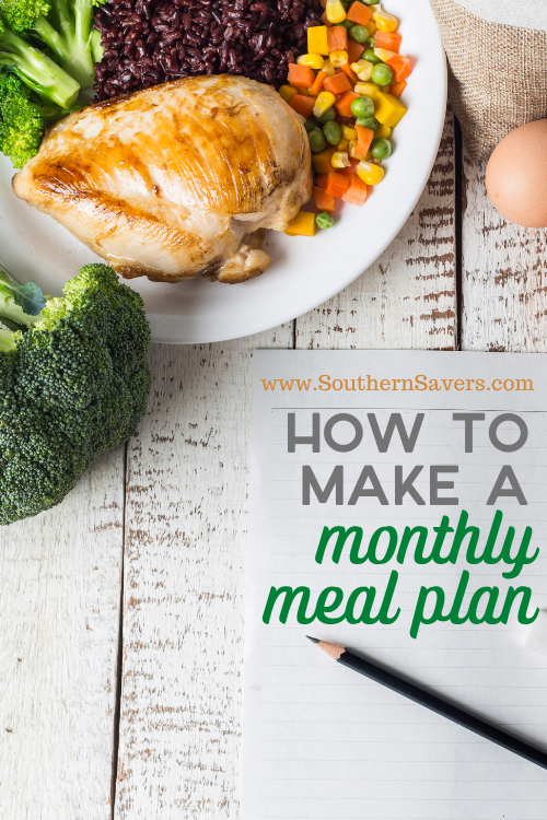 Every month I make a meal plan for you, but what if you want to do it yourself? Here is my system so you can make a monthly meal plan to fit your life!