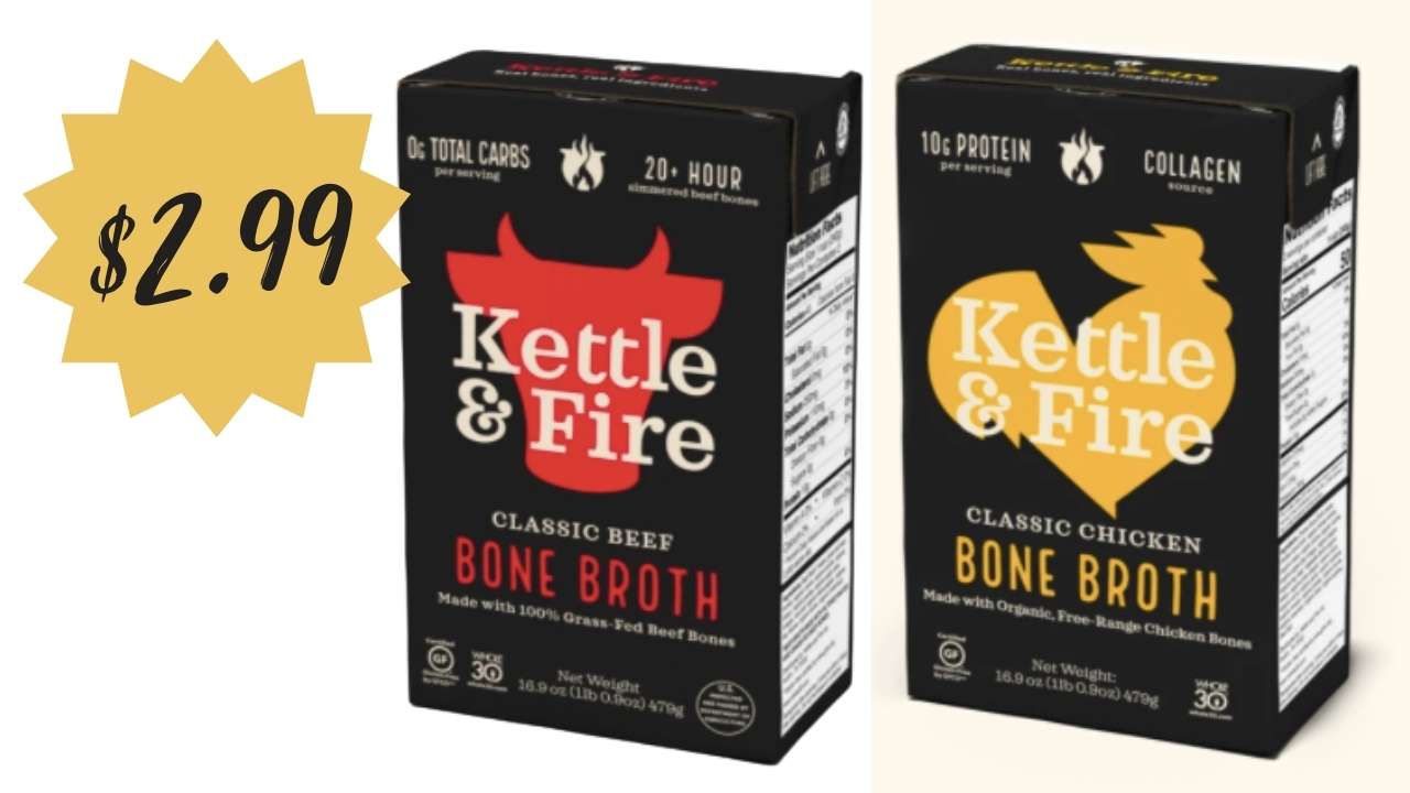 2.99 Kettle & Fire Bone Broth Southern Savers