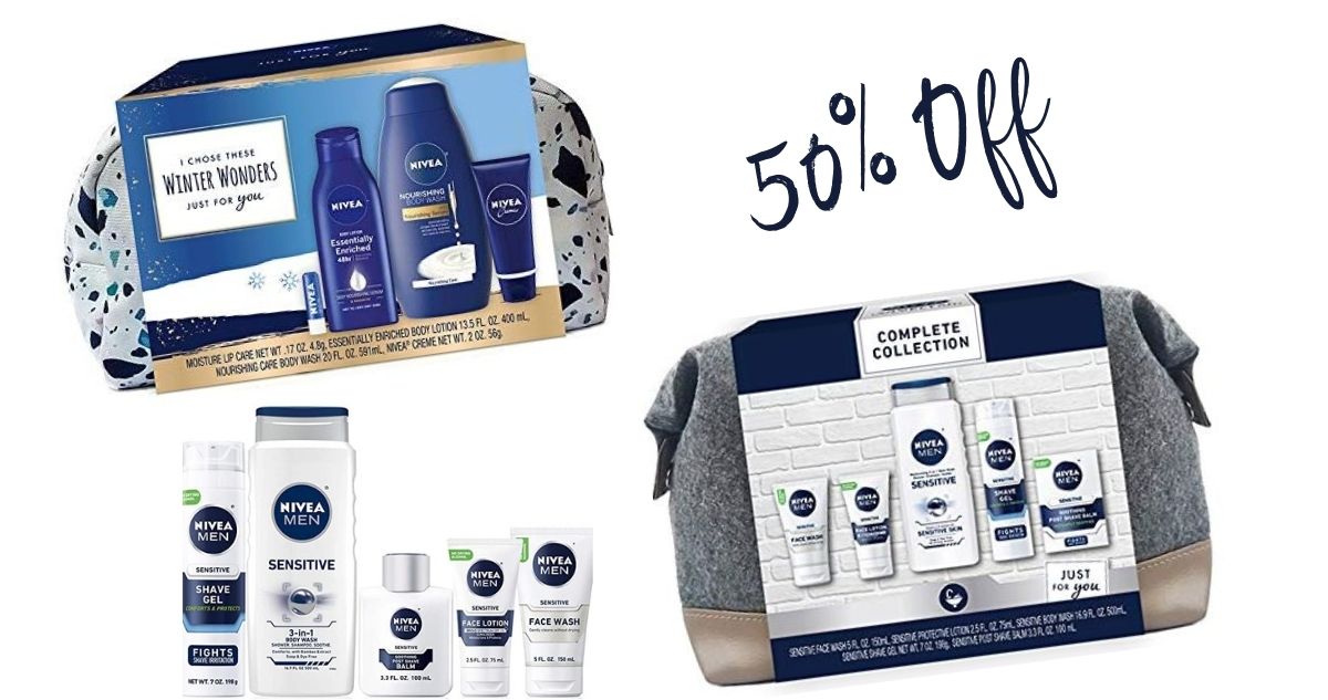 50 off Nivea Skin Care Gift Sets for Men & Women Southern Savers