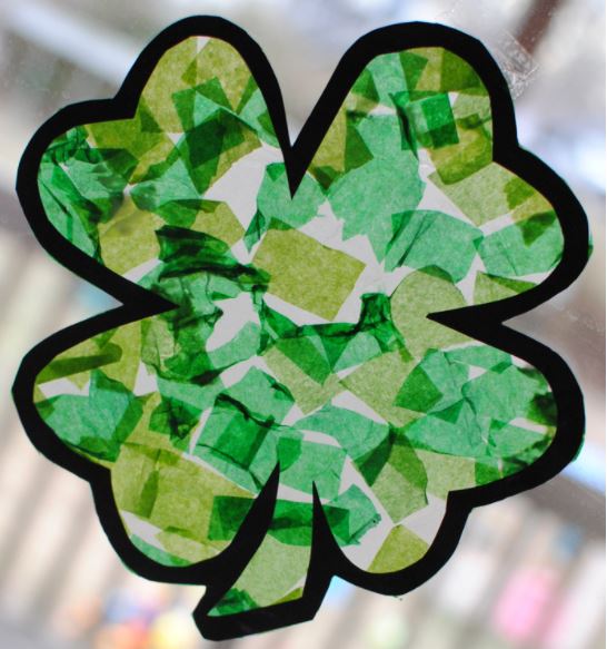 shamrock sun catcher