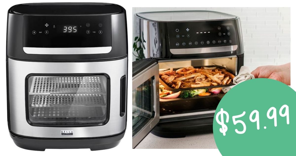 Bella Convection Toaster Oven + Air Fryer for 59.99 Southern Savers