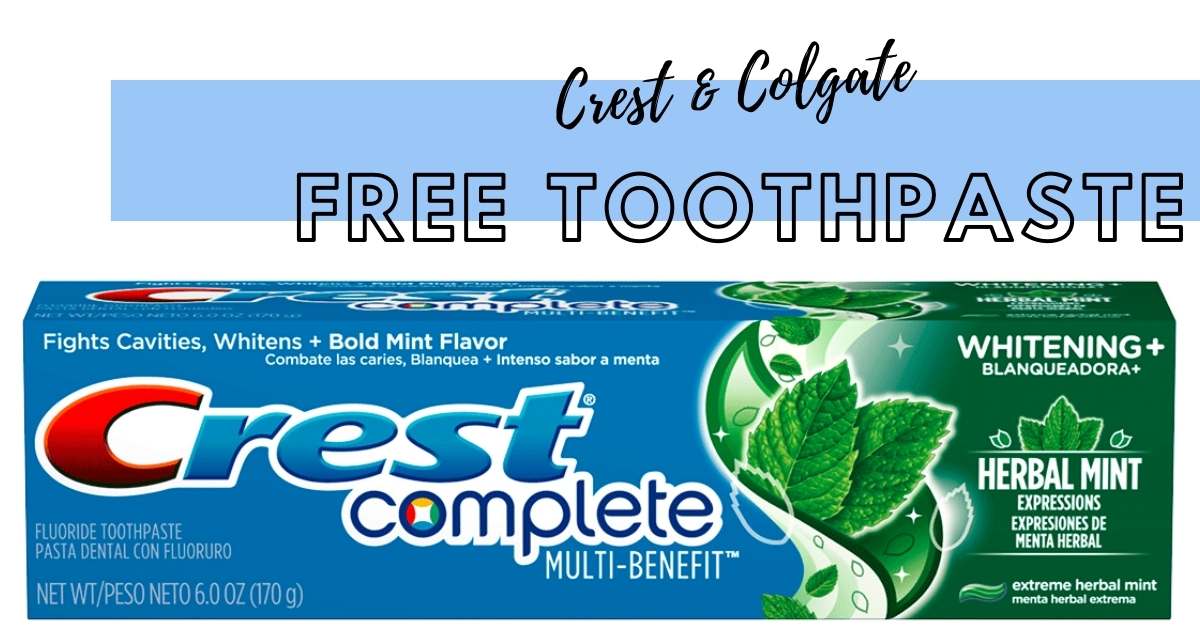 FREE Crest and Colgate Toothpaste :: Southern Savers