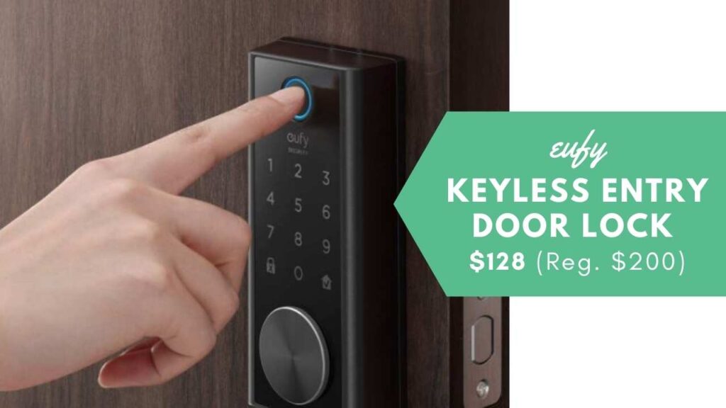 Amazon eufy Keyless Entry Door Lock 128 (Reg. 200) Today Only