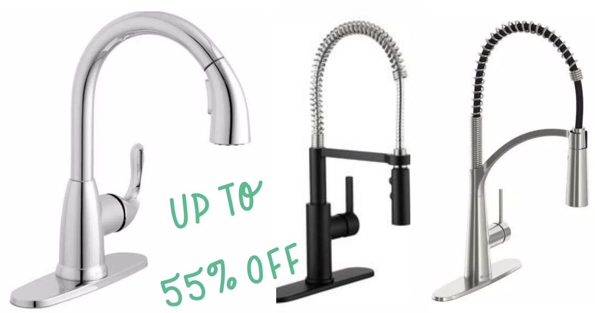 home depot kitchen sink faucets sale