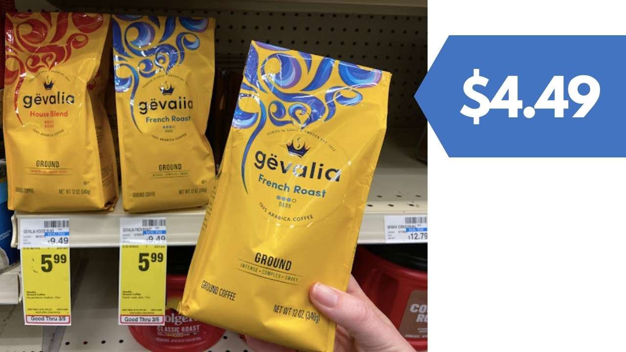 Gevalia Coffee for 4.49 at CVS Southern Savers