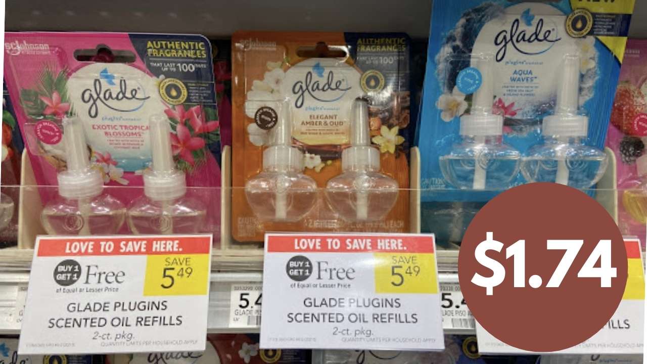 New Glade Printable 1.74 Plugins Refills at Publix Southern Savers