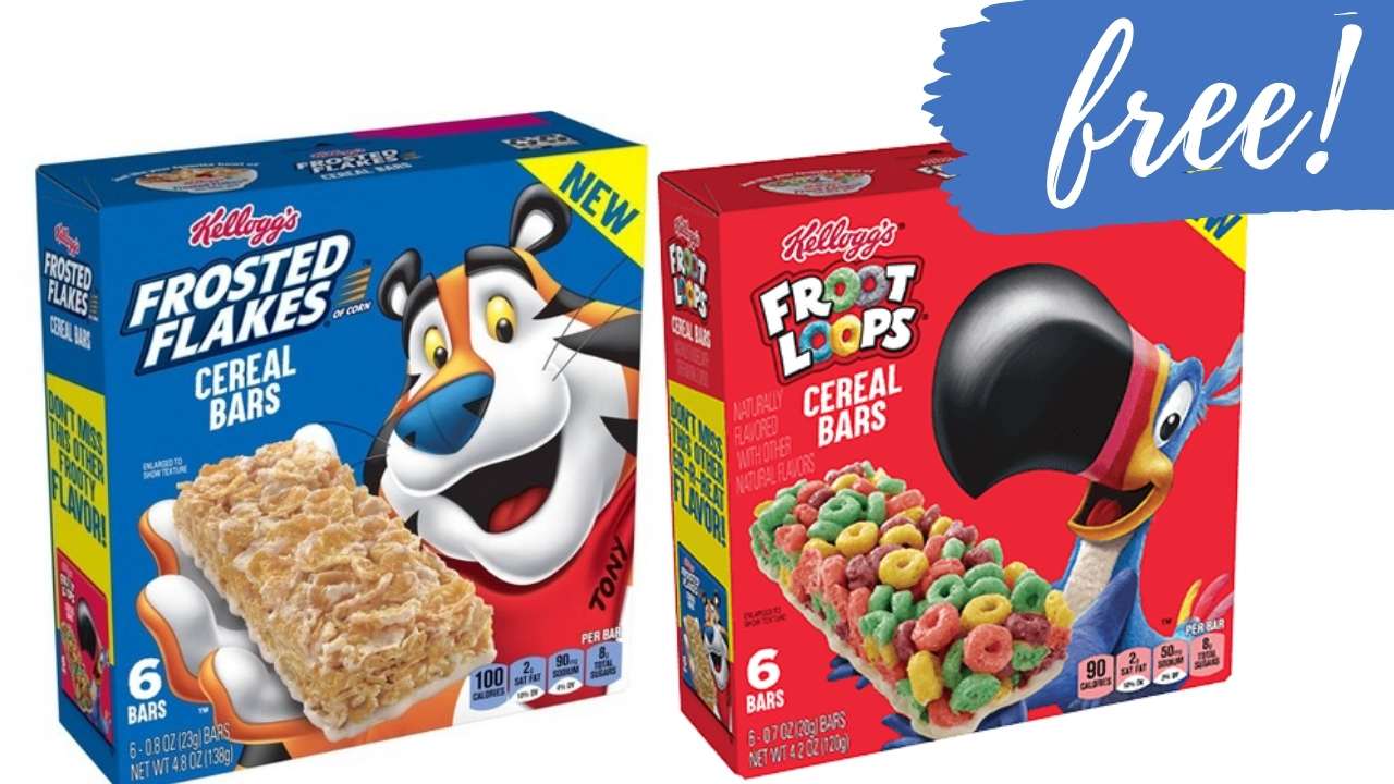 5 Boxes of FREE Kellogg's Cereal Bars Kroger Mega Deal Southern Savers