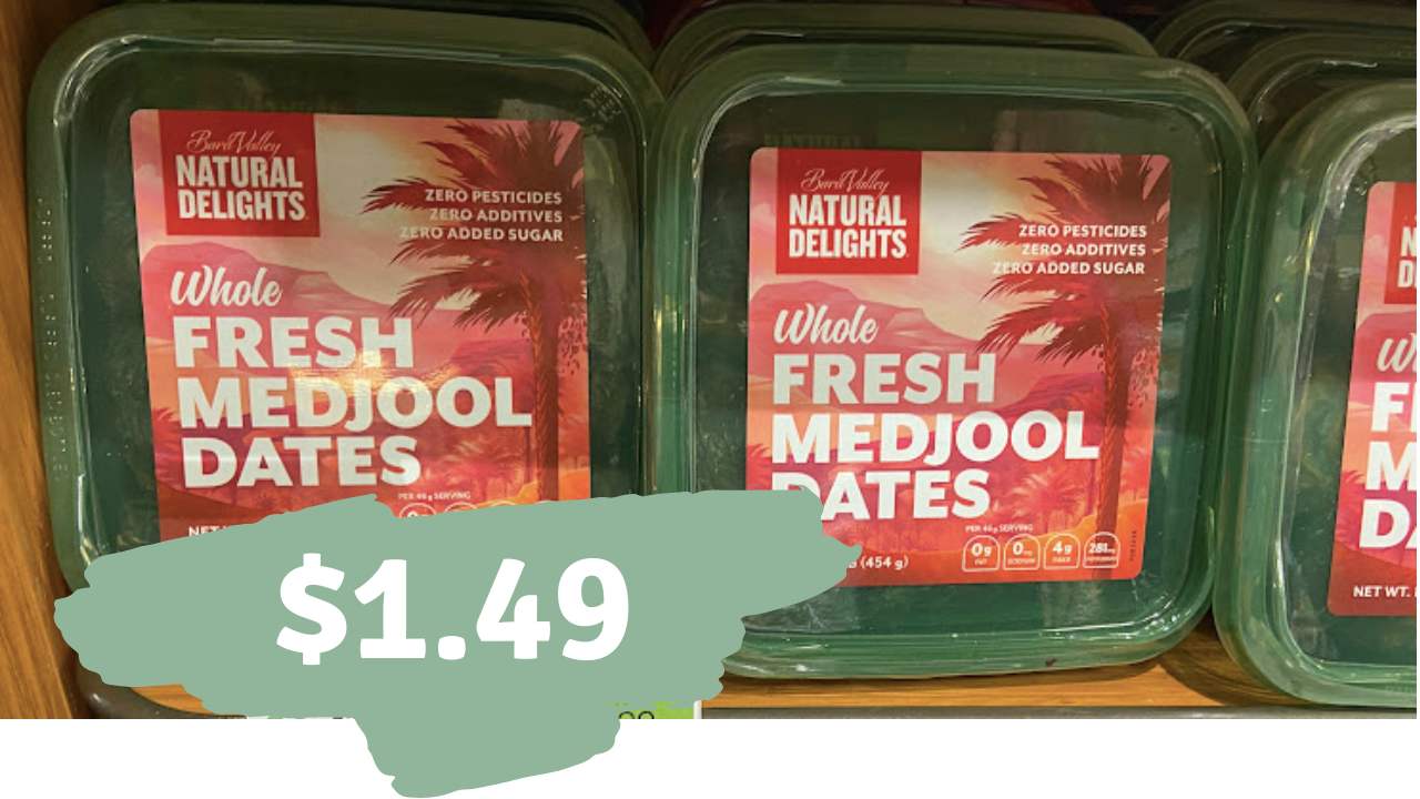 1.49 Natural Delights Medjool Dates at Kroger Southern Savers