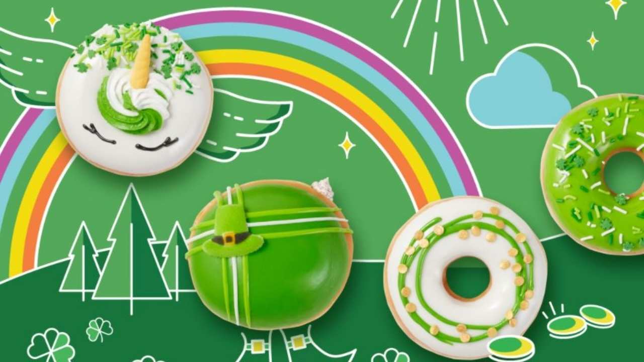 st. patricks day doughnuts