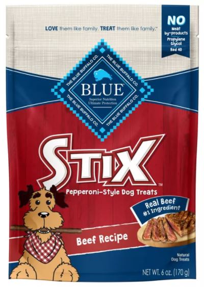 blue buffalo stix treats