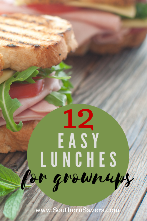 If you're eating lunch at home but don't want boxed mac and cheese or chicken nuggets, try one of these 12 easy lunches for grownups!