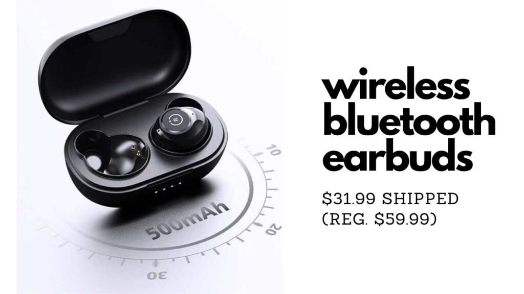 Amazon Wireless Noise Cancelling Earbuds 31.99 (Reg. 59.99