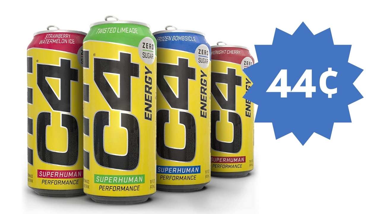 44¢ Cellucor C4 Energy Drink Publix Deal Southern Savers