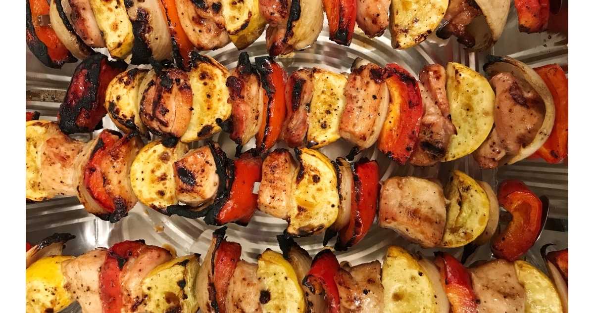 chicken skewers