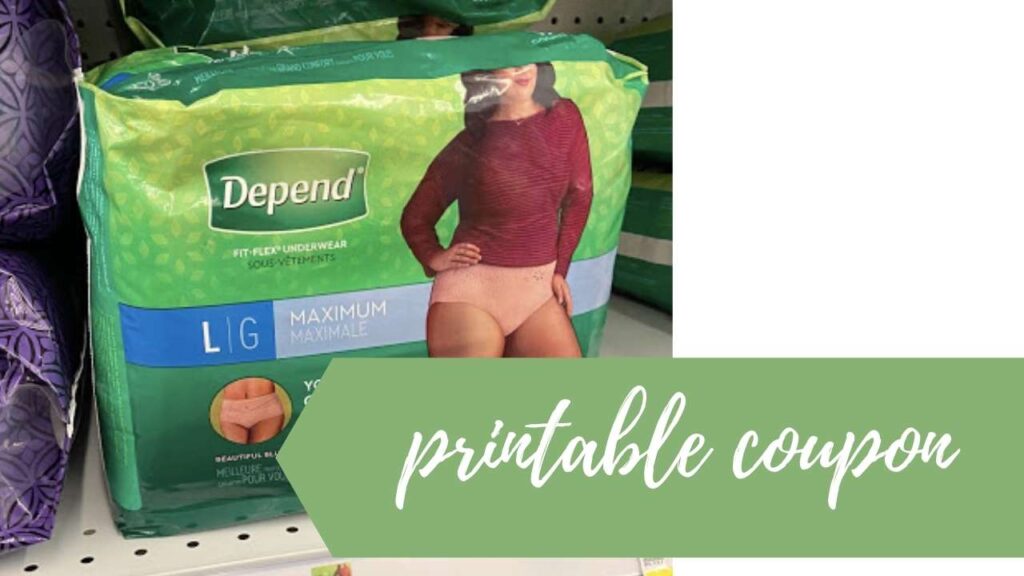 New Depend Underwear Printable Coupon Southern Savers