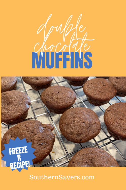 These double chocolate muffins are moist and rich, and so flexible with the kind of flour, milk, and yogurt you use! They also freeze super well!