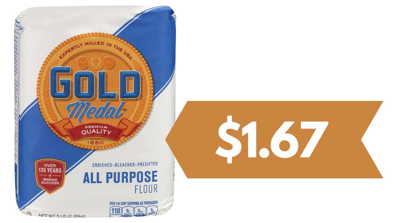 Gold Medal Flour 5-lb Bags | Stock Up for $1.67 at Kroger :: Southern ...