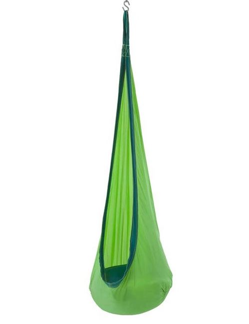 green hanging chair