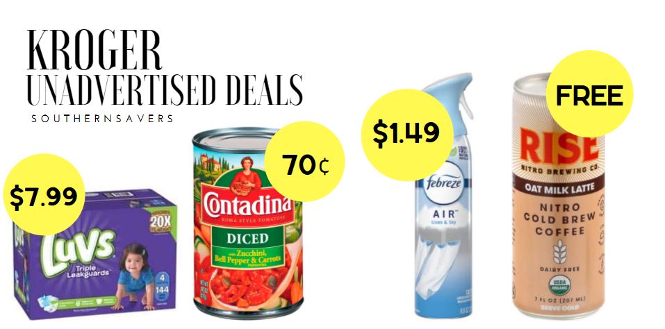 Kroger Unadvertised Deals: 3/31-4/6 :: Southern Savers