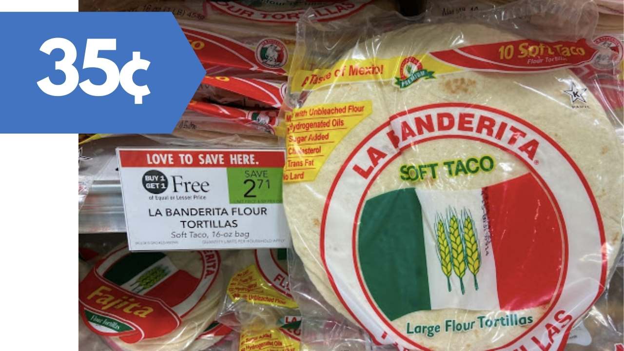 35¢ La Banderita Flour Tortillas Publix Deal Southern Savers