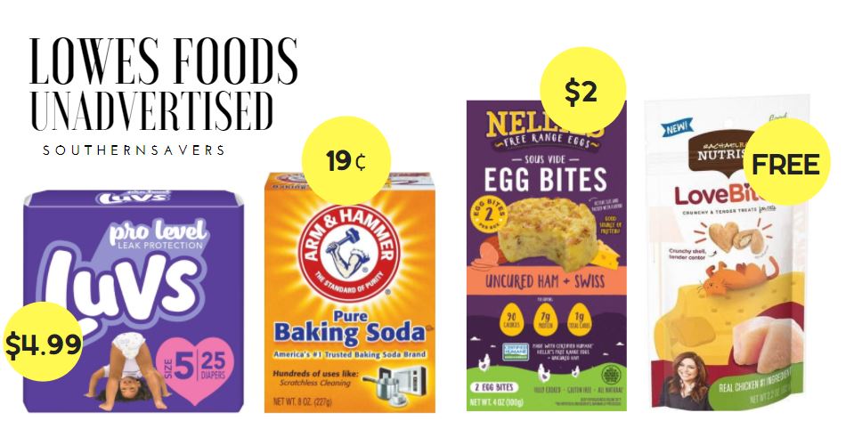 lowes foods unadvertised