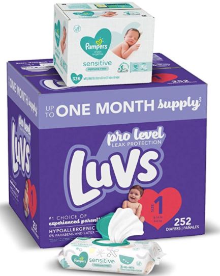 luvs diapers and pampers wipes