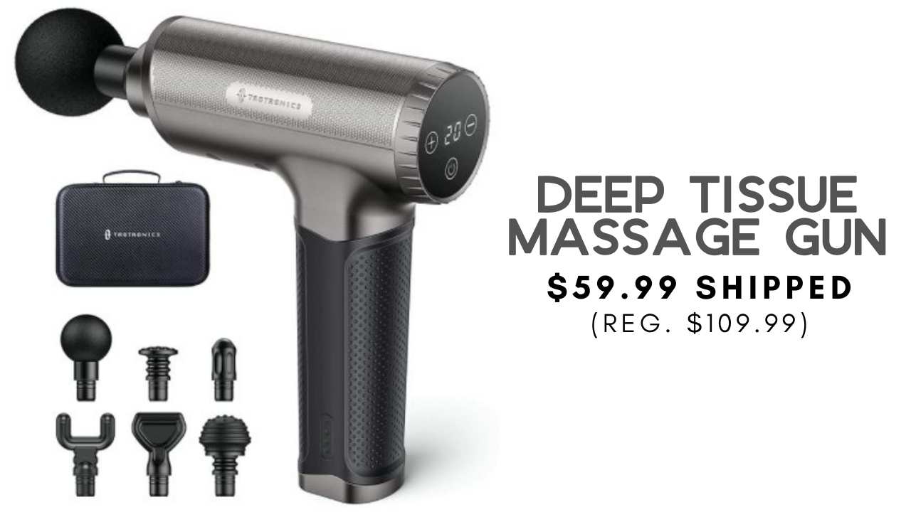 deep tissue massage gun