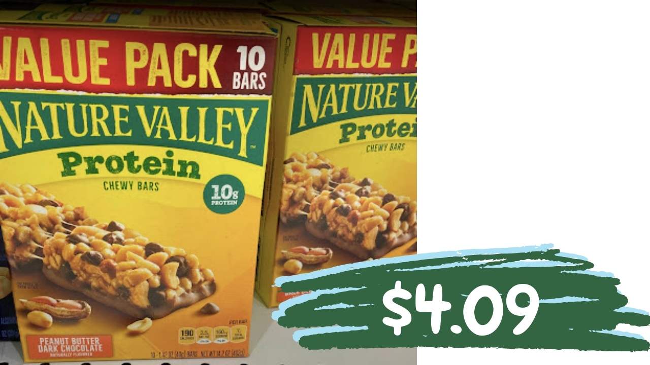 Nature Valley Granola Bars Value Packs for 4.09 at Publix Southern