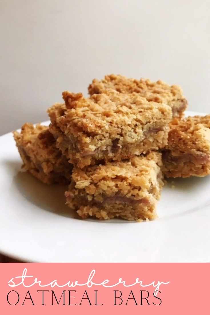 strawberry oatmeal bars