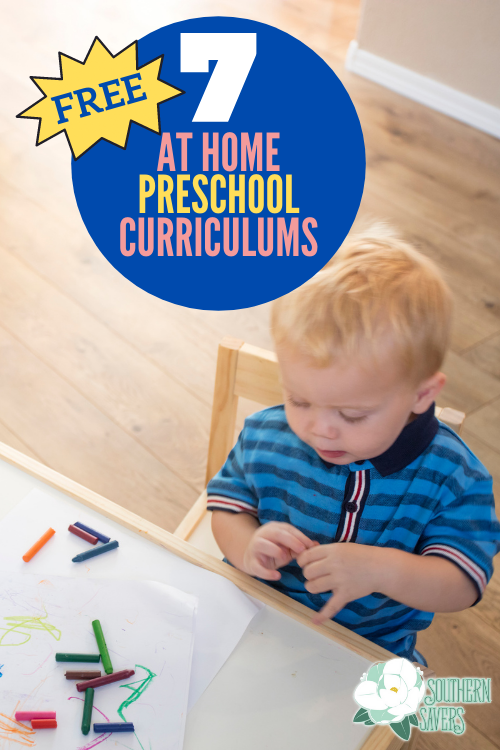 Looking for a free at home preschool curriculum? Here are 7 options to help your little one grow anad learn this coming schoool year!