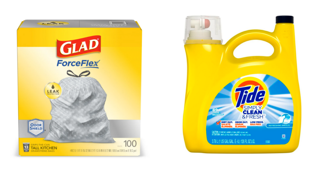 Tide Simply 128 oz 6 + Glad Trash Bags 1¢ Per Bag! Southern Savers
