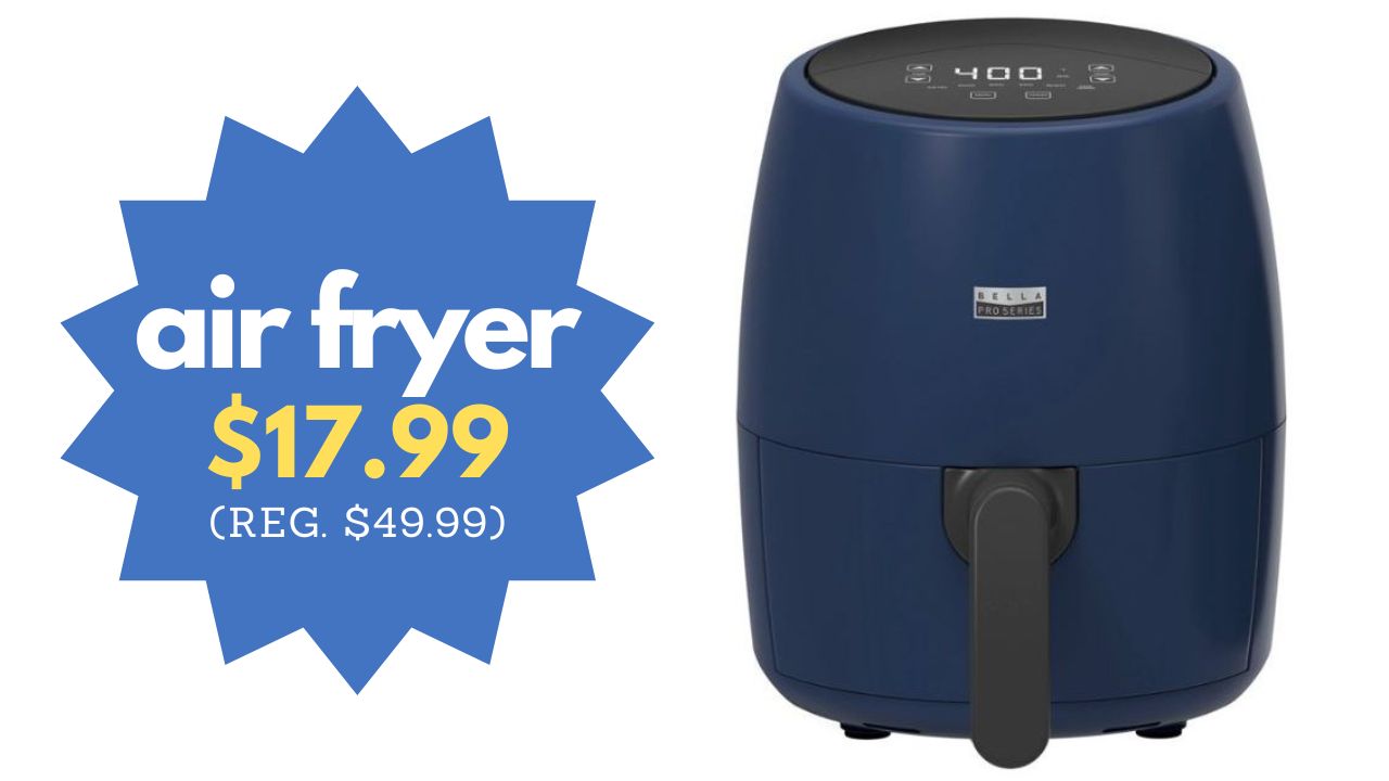 Bella Pro 2Quart Air Fryer for 17.99 (reg. 49.99) Southern Savers