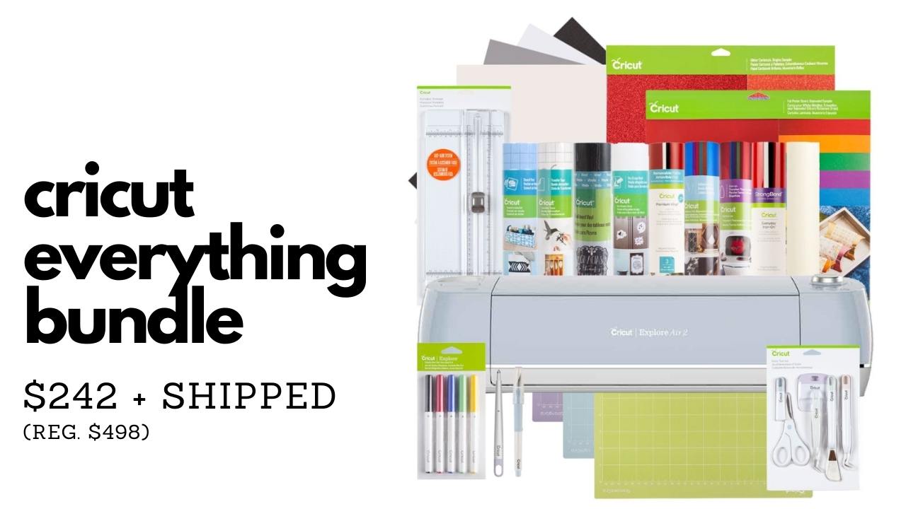 Cricut Explore Air 2 Everything Bundle $242 Shipped (reg. $498) :: Southern  Savers